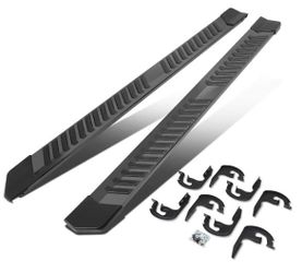 La Zona Auto Parts Quad extended cab 6 inch Black running boards estribos 6 pulgadas Chevrolet GM Ford Dodge Toyota
