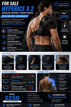 Hyperice - X 2 Shoulder Contrast Therapy Device - Black. 250$