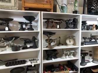 Collection of Vintage Scales with Weights