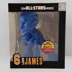NBA SM ALL-STARS MINIS 6" LEBRON JAMES L.A. LAKERS VARIANT BLUE  - LIMITED EDITION