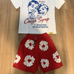 Denim Tears X Awful Lot Of Cough Set MEDIUM 