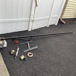 Craftsman 1/2 Horse Power Garage Door Opener with Mounted Brackets Nd Bottom Safety Eye Brackets !!!