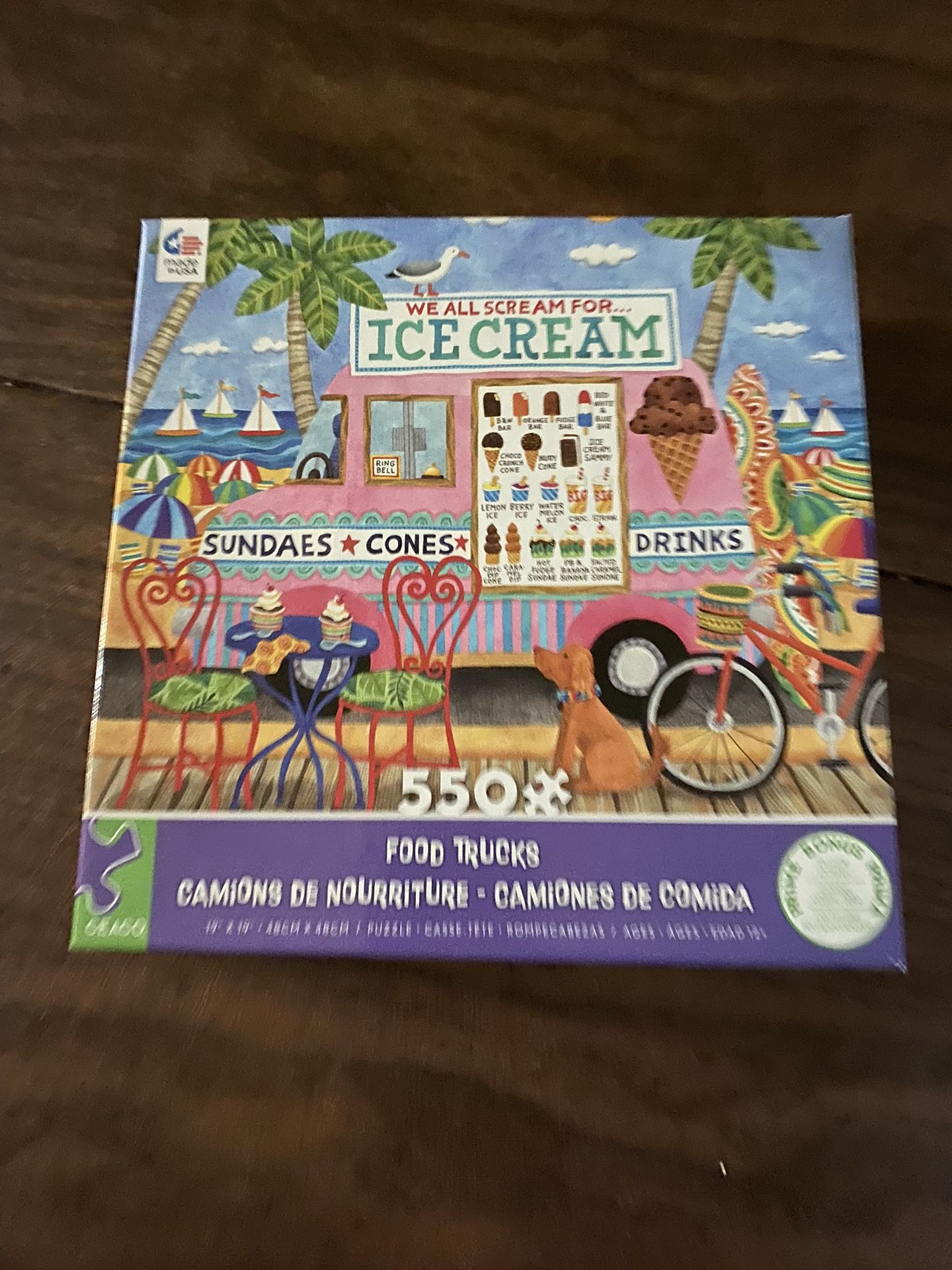 CEACO Food trucks 550 Pc Jigsaw Puzzle