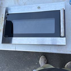 GE Microwave Door Stainless