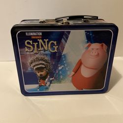 Illumination Sing Movie Collectible Promotional Metal Lunch Box