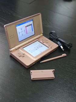 Ds lite metallic rose gold fully functional