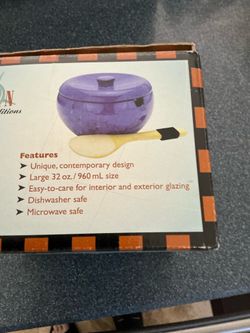Rice or vegetable bowl. Stoneware in cobalt blue glaze. New