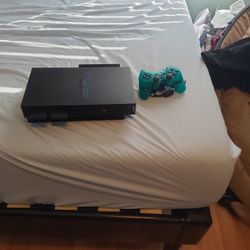 Original PS2 And ORIGINAL green Dualshock 2