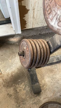 8. 5 pound plates. Take all $20