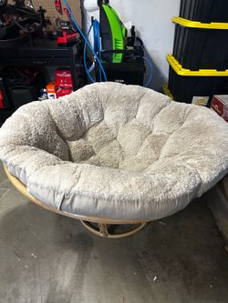 World Market Rattan Papasan Chair