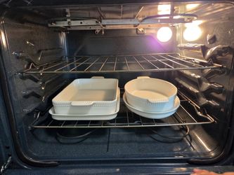 Whirlpool over the range microwave and electric stove  combo