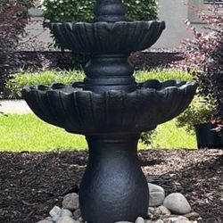 Pike's  Nursery. Solid Concrete Water Fountain 
