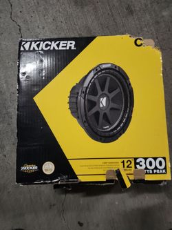 Kicker 12 inch woofer