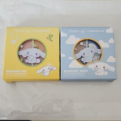 Limited Edition The Crème Shop X Cinnamoroll On-The-Go Eyeshadow Quad (Sunshine Day And Blueberry Skies) 