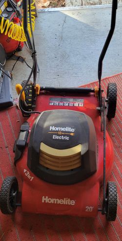 Homelite 12 Amp 20 inch Electric Lawnmower