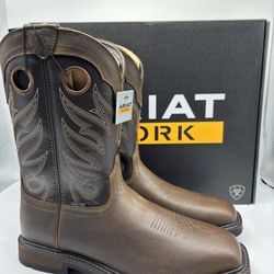 Groundwork Wide Square Toe Steel Toe Work Boot