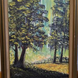 Original Painting On Board. Signed And Dated 1979