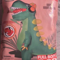 T-Rex Inflatable Costume Brand New 7-10yrs