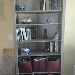 Tall Bookshelf Grey