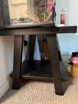 Black table