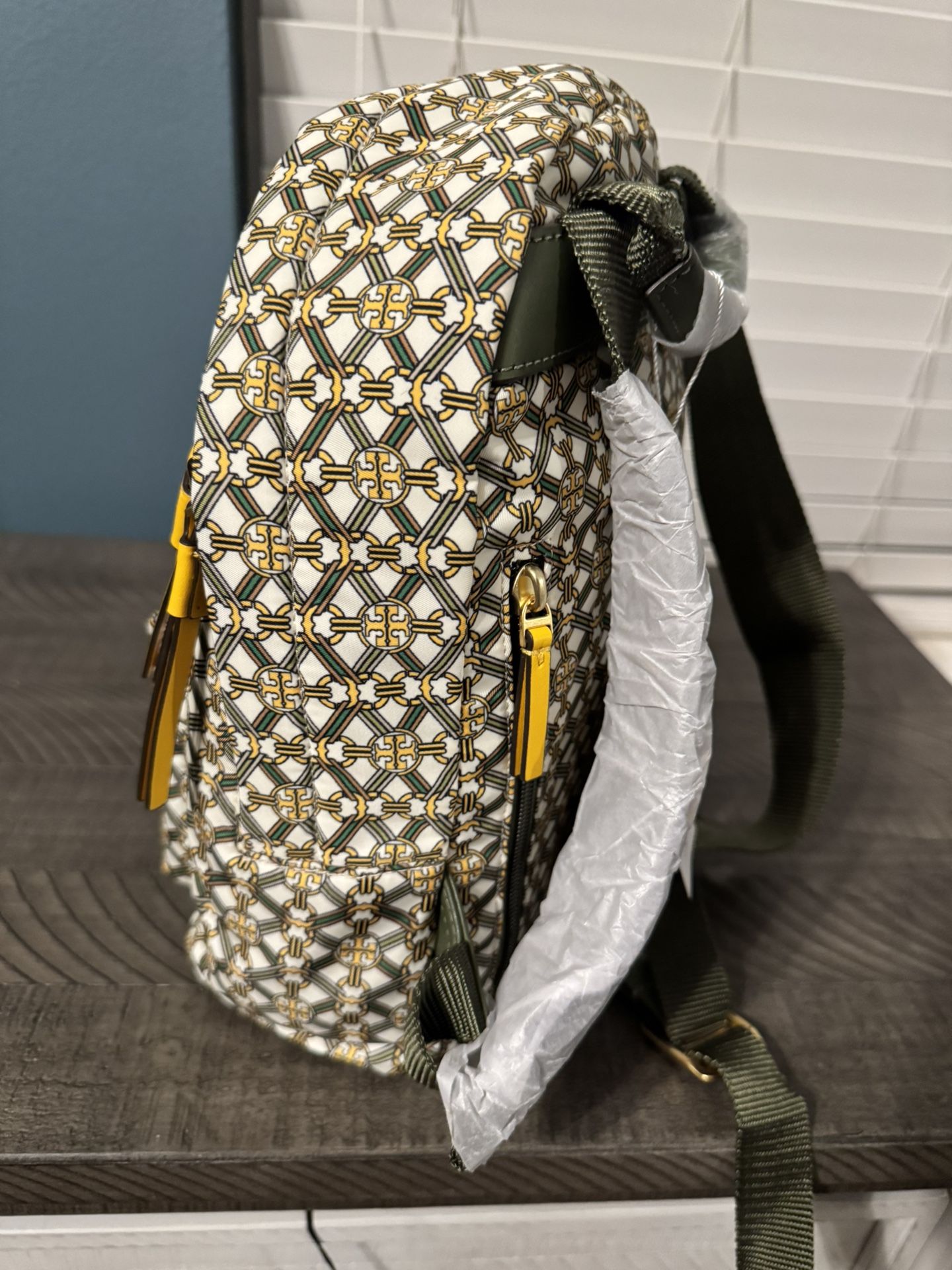 Tory Burch Piper Print Small Zip Backpack