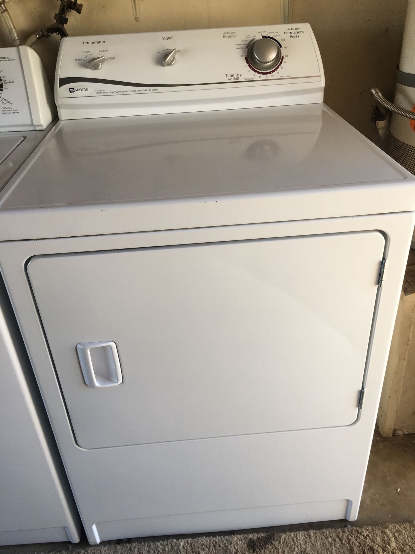Maytag Ensignia/Heavy Duty/Supersize Capacity/Quiet Series 200/10