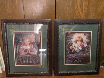 Vintage Home Interior Angel Frames