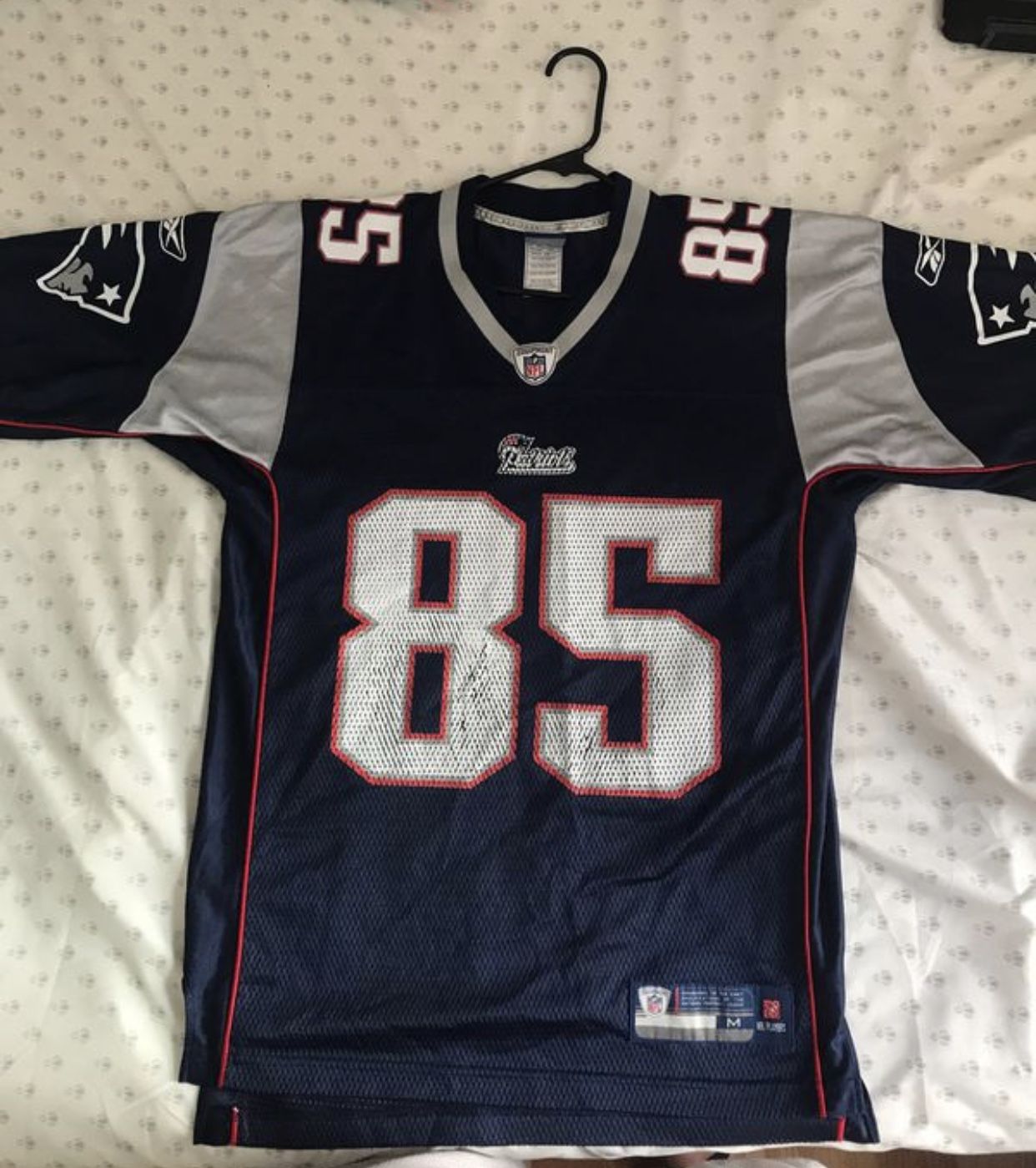 New England Patriots Brandon Lloyd Jersey Size M