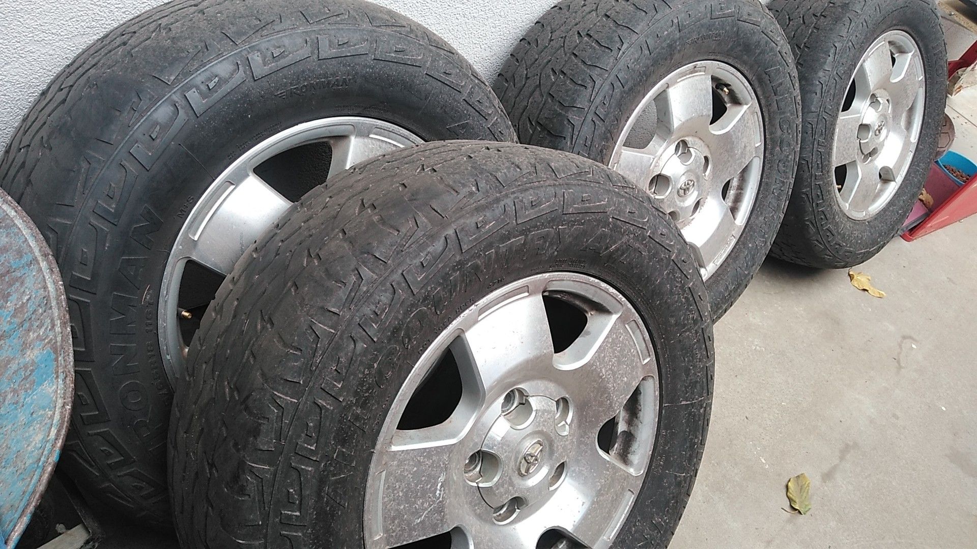 Ironman tires and rims, 275 / 65 R18. 116T