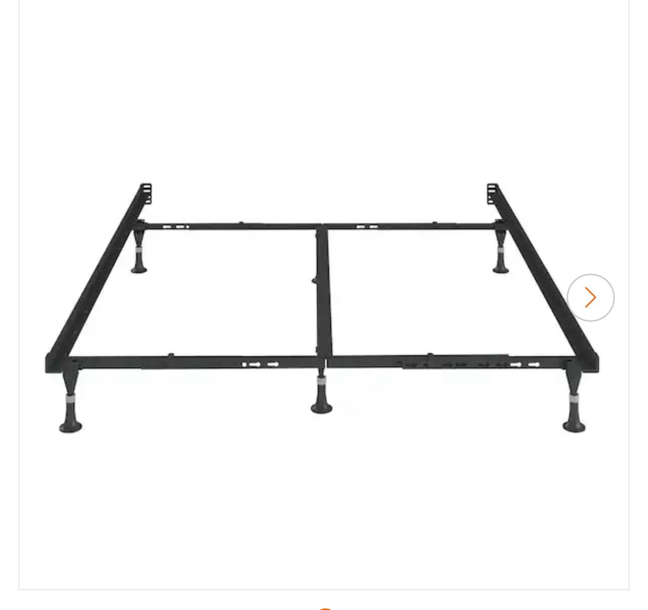 Metal Bed Frame - Adjustable To Any Size