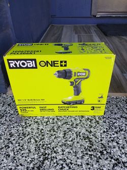 DRILL SET RYOBI 