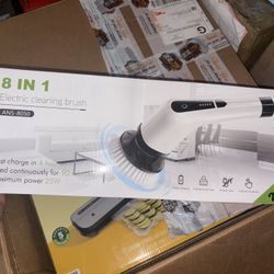 Brand New 8-in-1 Electric Cleaning Brush – Cordless (25W)