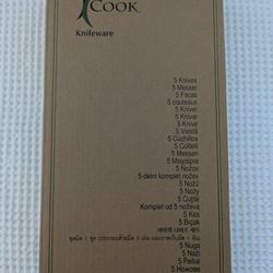 NEW iCook Knife Set of 5 Knives 
