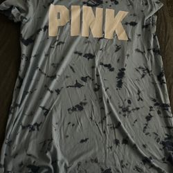 pink brand shirt