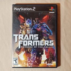 Transformers Revenge of the Fallen Sony PlayStation 2 PS2 Manual CIB Video Game