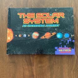 Brand New Solar System Book With Five 48-Piece Jigsaws 