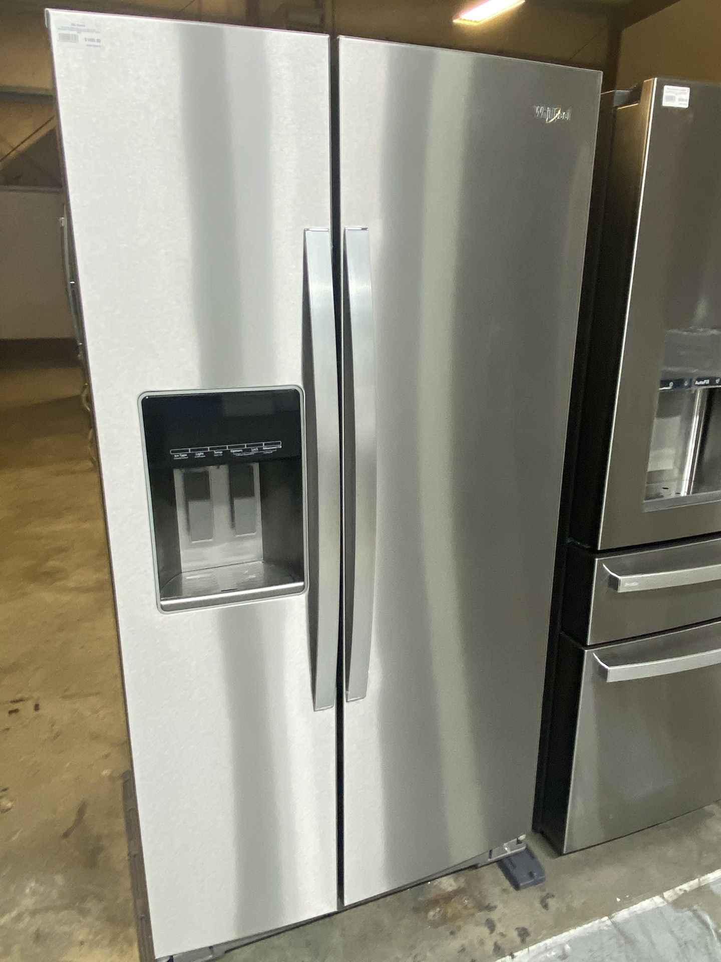 Whirlpool WRS571CIHZ 36 Inch Counter Depth Freestanding Side by Side Refrigerator