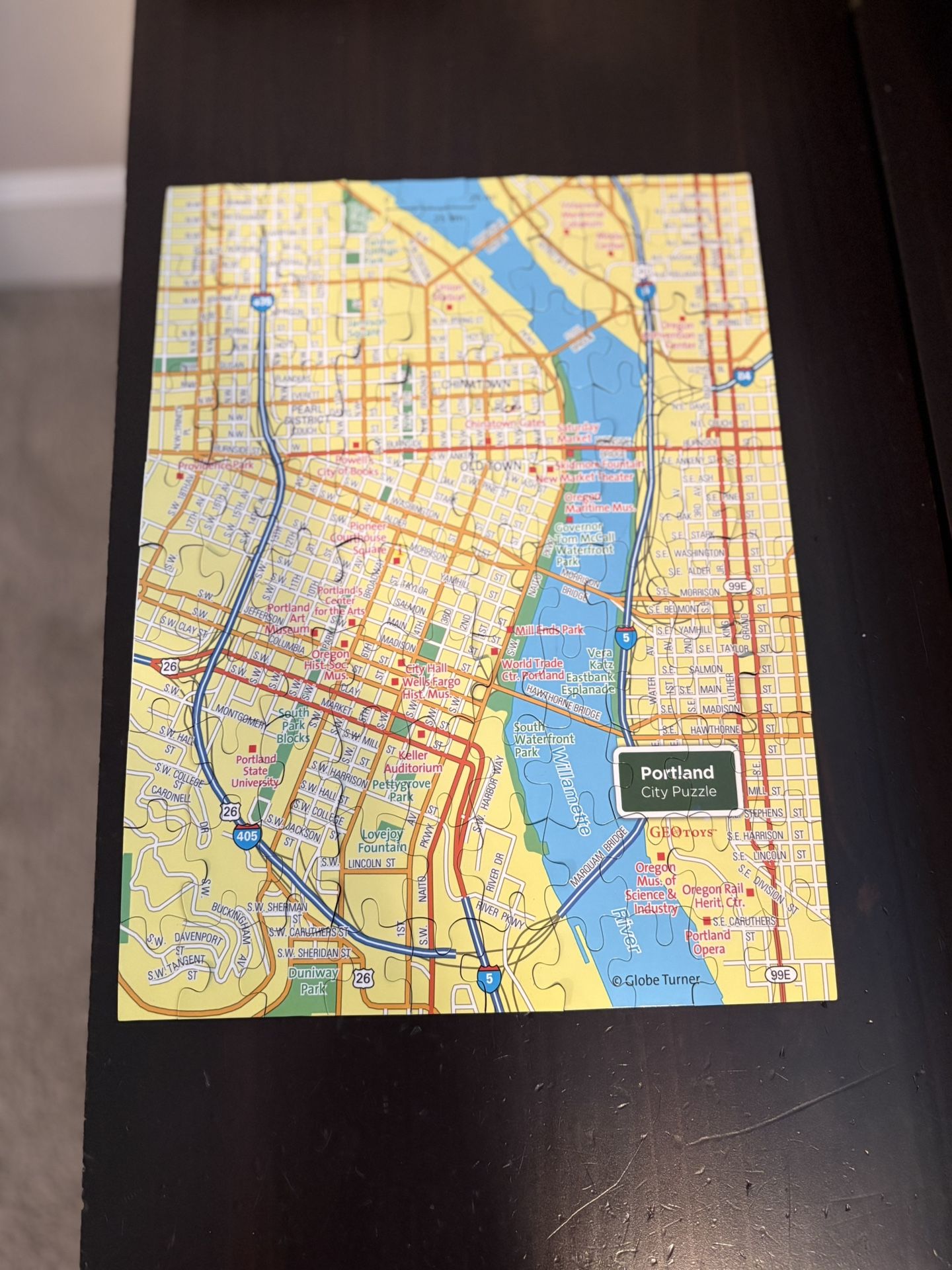 Magnetic 100 Piece Puzzle of Portland, Oregon