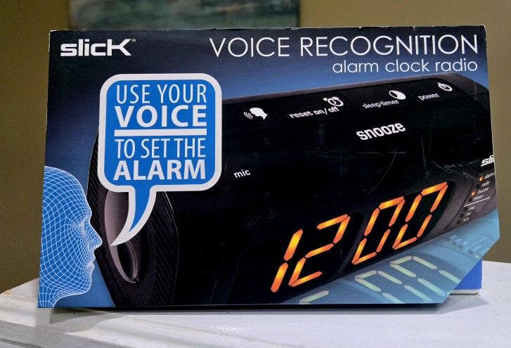 đŸ’¥BRAND NEW VOICE RECOGNITION ALARM CLOCK & RADIO