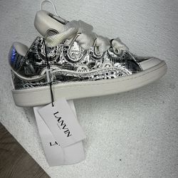 Lanvin Silver Sneakers