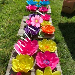 Lindas Flores De Papel Decorativas Para Cualquier Tipo De Festividad💖🌸🌷 