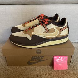 Nike air 1 max Travis Scott cactus baroque brown size 12.5