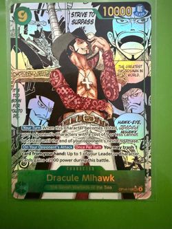 Dracule Mihawk (Manga) - The Azure Sea's Seven (OP14)
