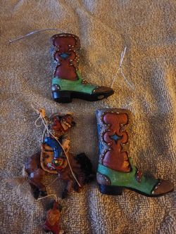 Western Christmas Ornaments