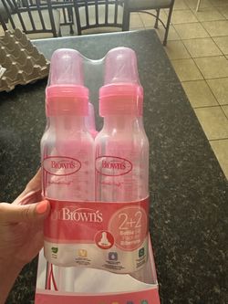 Baby girl Dr brown bottles