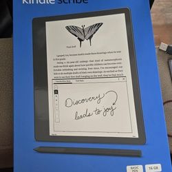 Brand new Kindle Scribe (16GB) with Amazon Basic Pen.
Factory sealed, never opened.