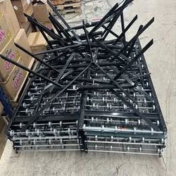 Large Lot of Used Uline Gravity Conveyor Equipment & Warehouse Parts – $1,000 OBO