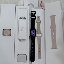 Apple Watch Series 8 41mm GPS Starlight Aluminum Very Good Condition