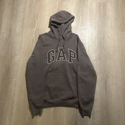 Brown gap logo hoodie Size M Men’s 