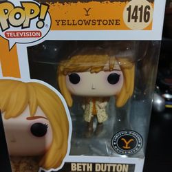 Brand New Yellowstone Beth Dutton #1416 Limited Edition Funko Pop 